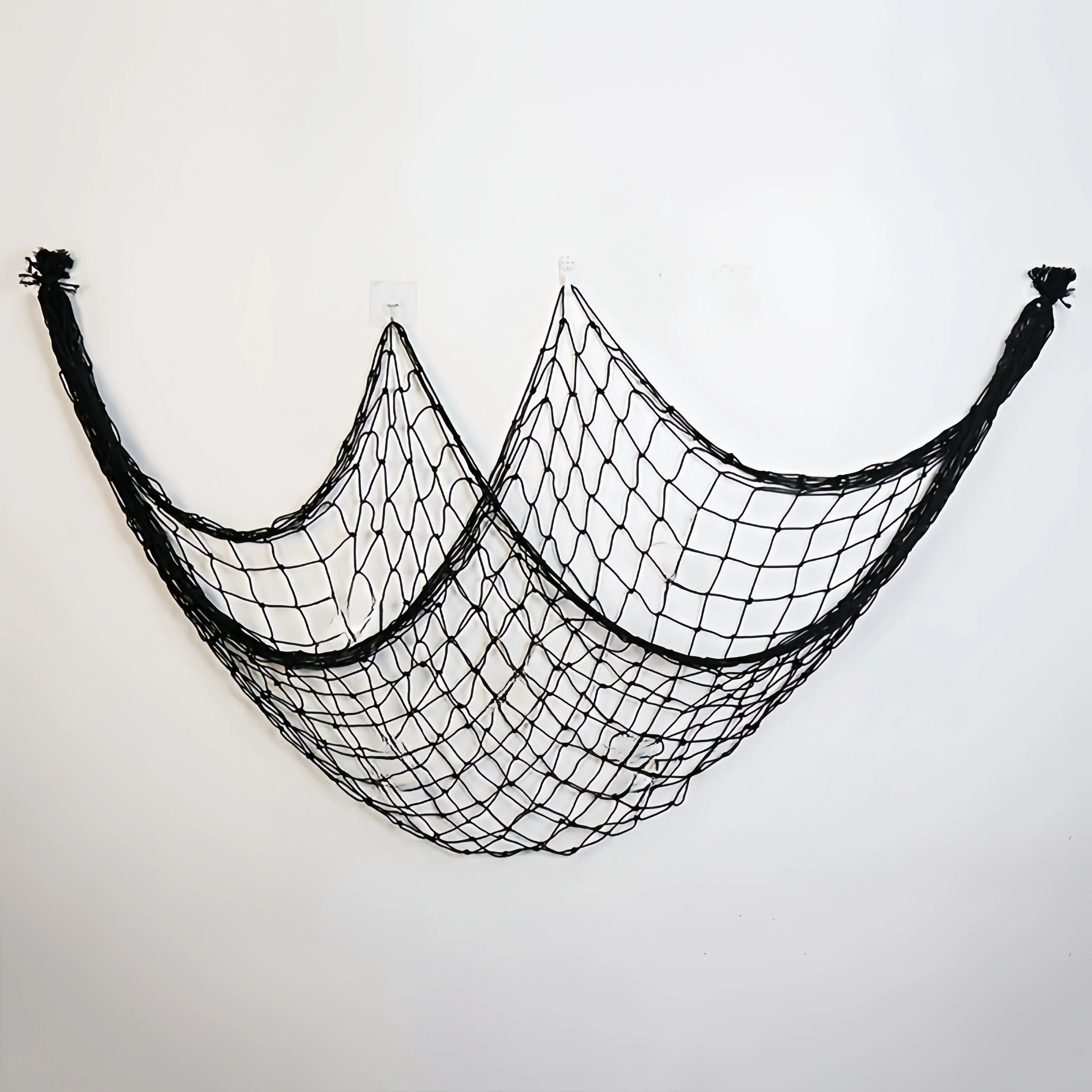 39x79in Beach Themed Fish Net Decorations for Pirate, Mermaid, Beach Party Home Bedroom Decor