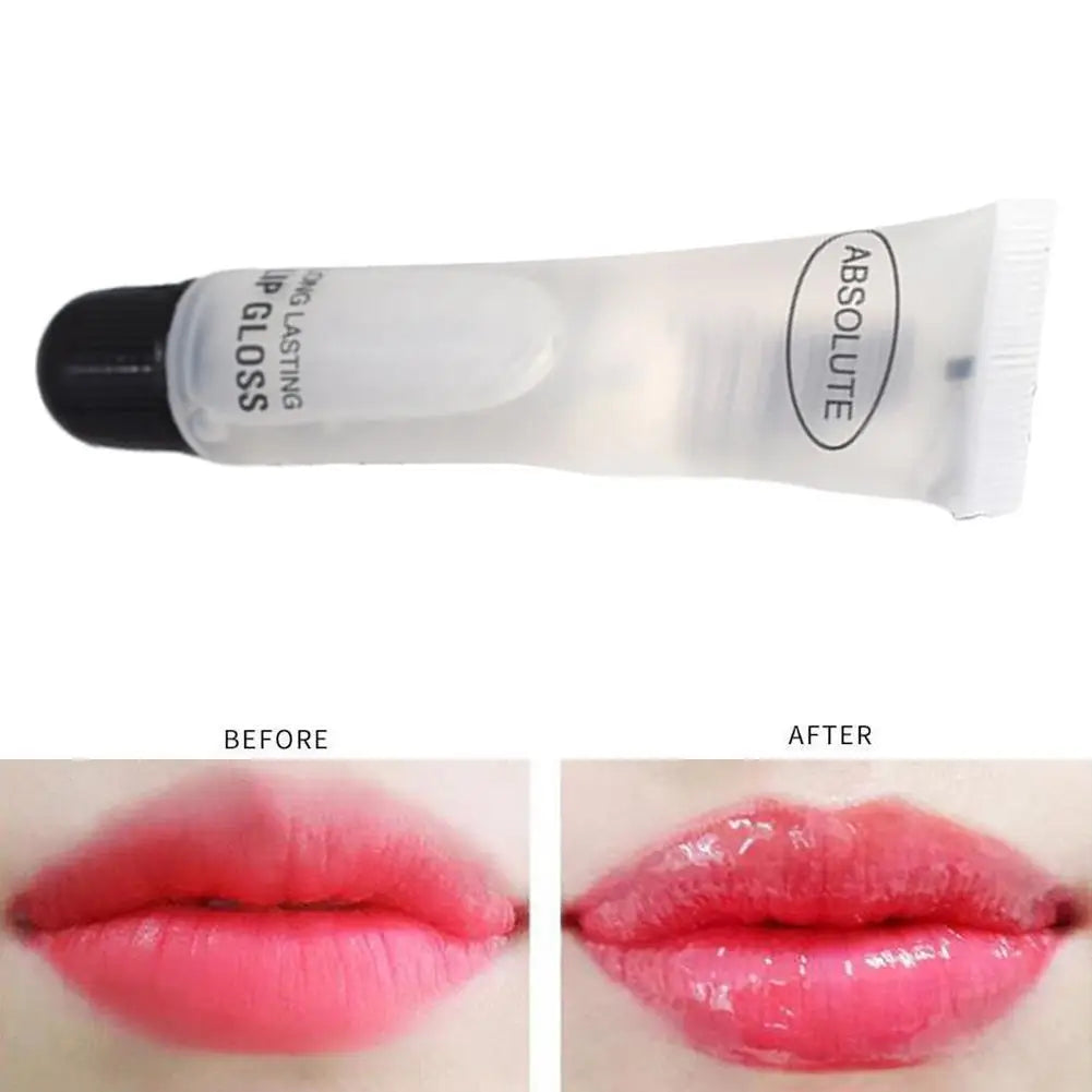 1Pc Absolute Lip Gloss Moisturizer Plumper Waterproof Long-lasting Hydrating Transparent Non-Sticky Gentle Nourishing Makeup