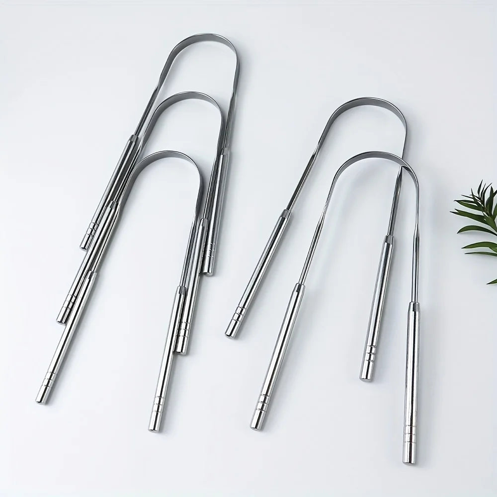 5pcs Household Tongue Cleaning Tongue Scraper Reusable for Men and Women  Tongue Cleaning Tool Washable Oral Cleaning Iron box