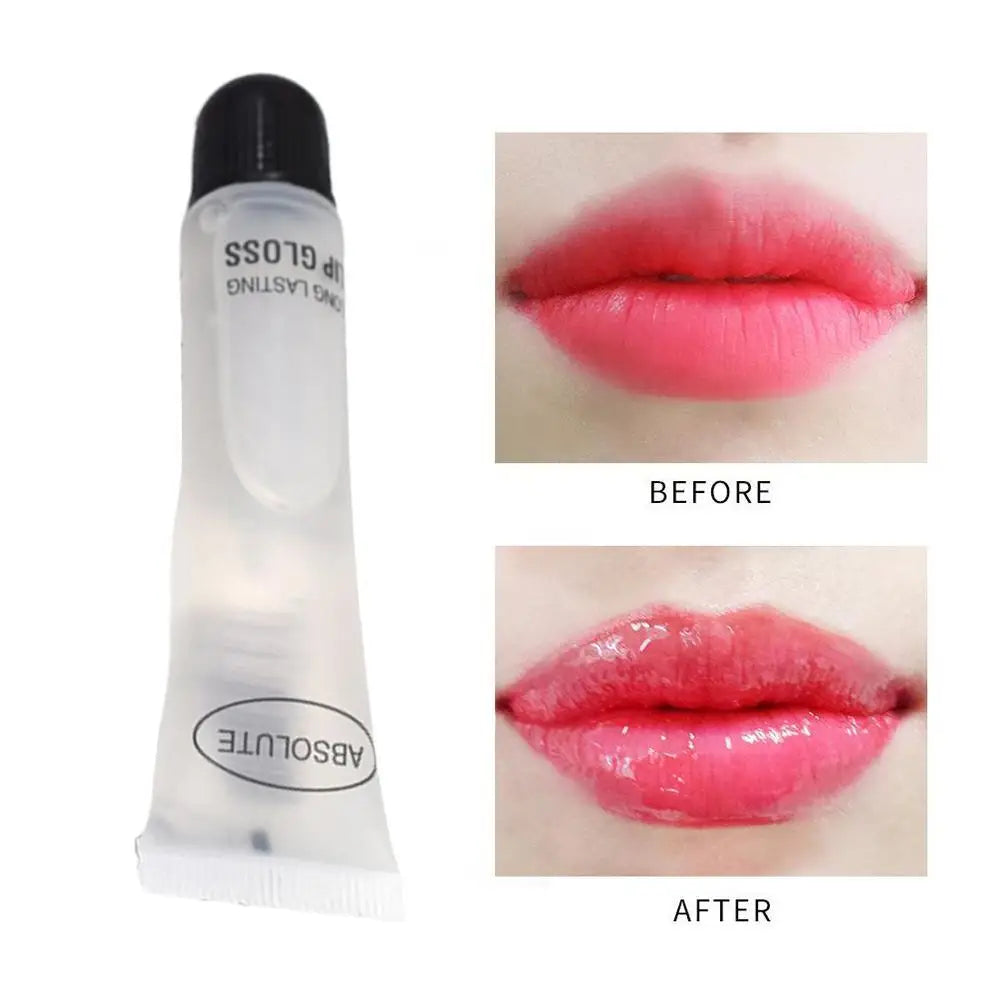 1Pc Absolute Lip Gloss Moisturizer Plumper Waterproof Long-lasting Hydrating Transparent Non-Sticky Gentle Nourishing Makeup