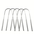 5pcs Household Tongue Cleaning Tongue Scraper Reusable for Men and Women  Tongue Cleaning Tool Washable Oral Cleaning Iron box
