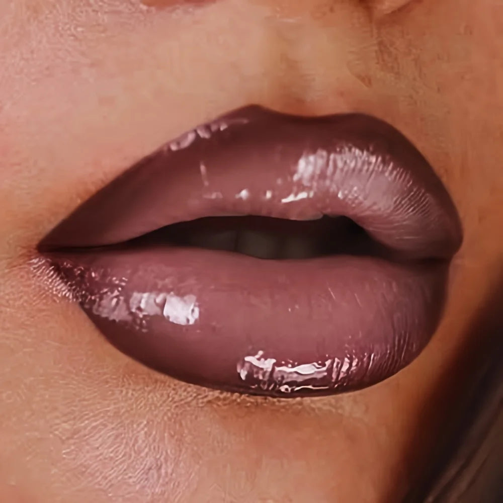 3PCS Glossy Lip Set, Shimmer Lip Gloss + Lip Oil + Lip Liner, Nourishing, Non-Sticky, High Shine, Daily Makeup