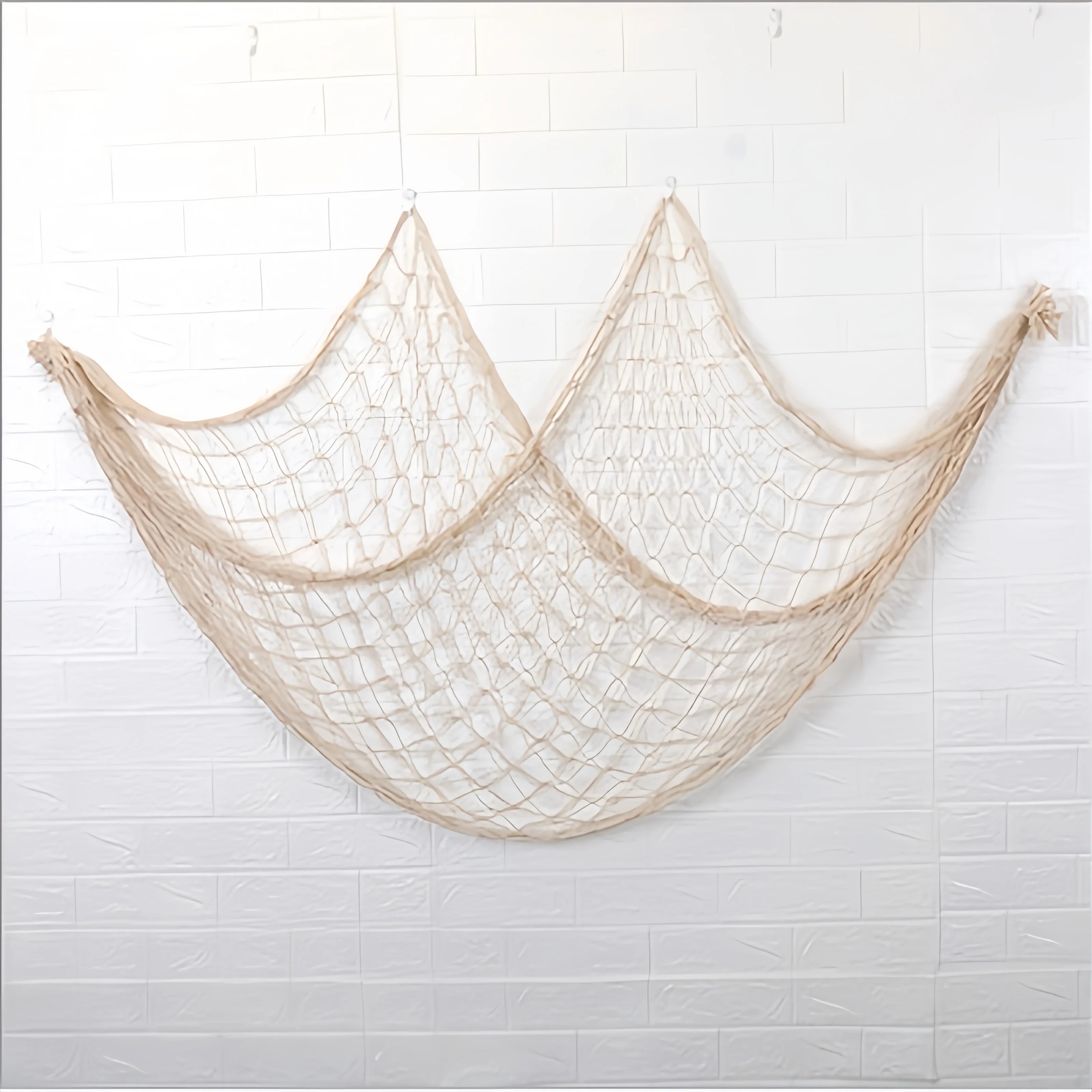 39x79in Beach Themed Fish Net Decorations for Pirate, Mermaid, Beach Party Home Bedroom Decor