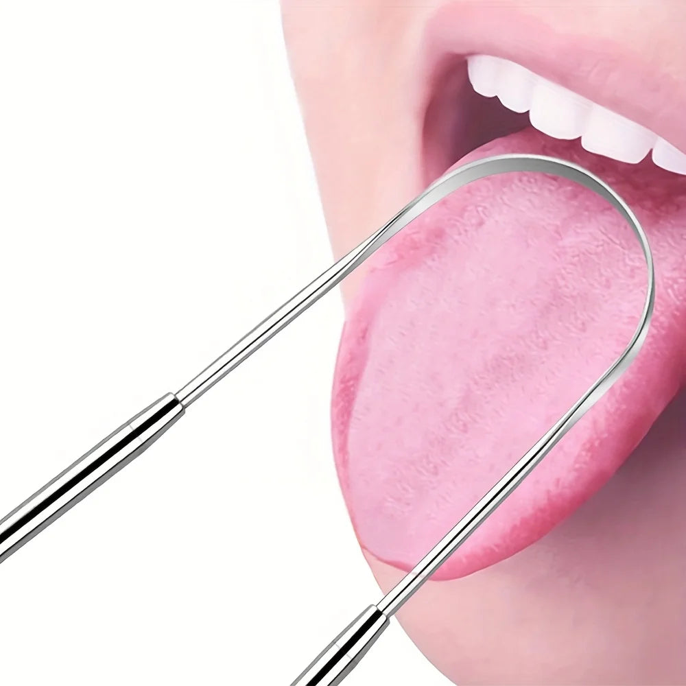 5pcs Household Tongue Cleaning Tongue Scraper Reusable for Men and Women  Tongue Cleaning Tool Washable Oral Cleaning Iron box